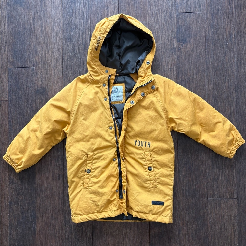 Zara Kids Yellow Jacket Future Collection Size 6